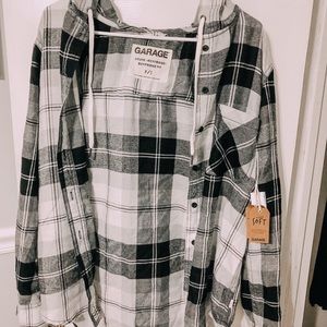 Garage Hooded Flannel